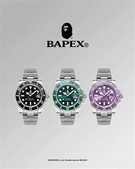 bape rolex|bape x rolex watch.